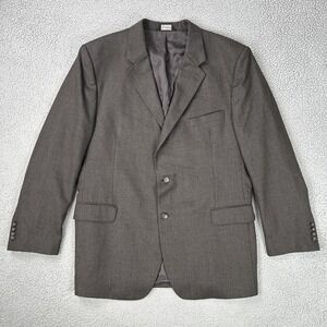 Jos. A. Bank Wool Cashmere Sport Coat Blazer Jacket Men 48L Houndstooth
